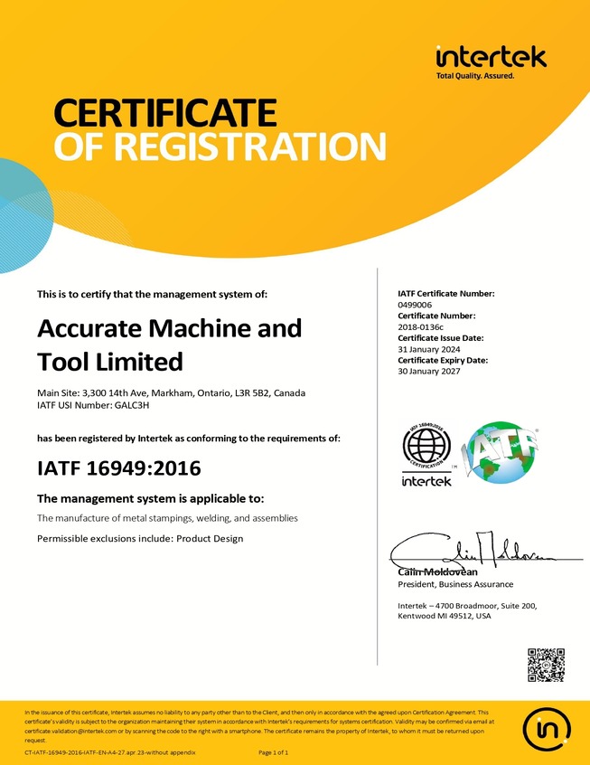 IATF-16949-Markham